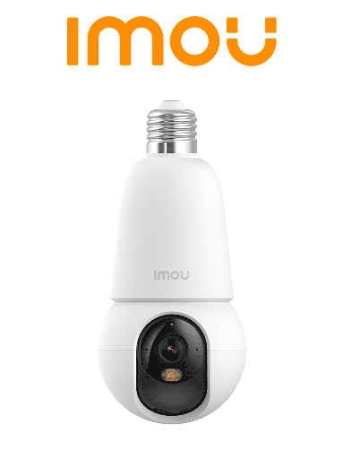 [IMO0110001] IMOU BulbCam 3MP (IPC-K6C-3H1WEB-E27-imou)- Cámara de 3MP/ Disuasión activa/ Modo privacidad/ Detección de humanos & Vehículos/ Audio bidireccional/ Full Color/ Smart tracking (No incluye Foco) #CONGIMOU1 #MCI1Q125