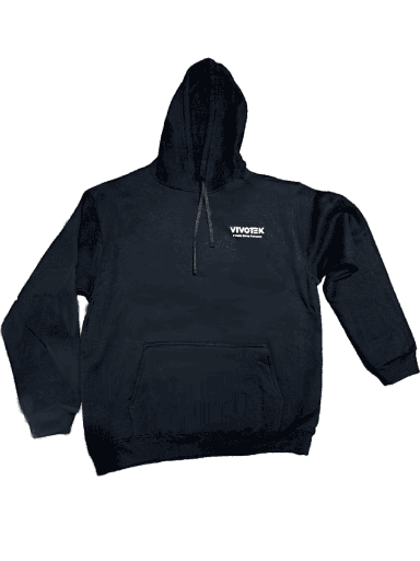 [VIV3010023] VIVOTEK - MATERIAL POP - Sudadera hoodie color negro, talla L