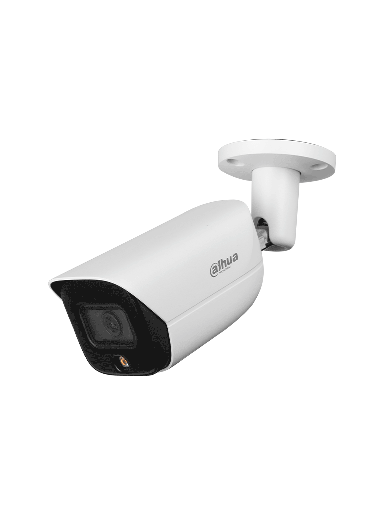 [DHT0030180] DAHUA DH-IPC- HFW3449E-AS-LED - Cámara IP 4MP/ Fullcolor/ 2.8mm/ WizSense/ SMD Plus/ Detección de humanos y vehículos/ Led Luz calida 30m/ Ranura MicroSD/ E&S de alarma/ IP67/ PoE