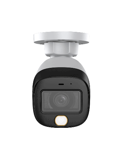 [DHT0290101] DAHUA HAC-HFW1801C-IL-A - Cámara bullet ofrece resolución 4K de 8 MP, iluminador dual para entornos oscuros, lente de 2.8 mm con ángulo de 106°, alcance IR de 20 m, WDR real de 120 dB, tecnología Super Adapt y micrófono integrado.