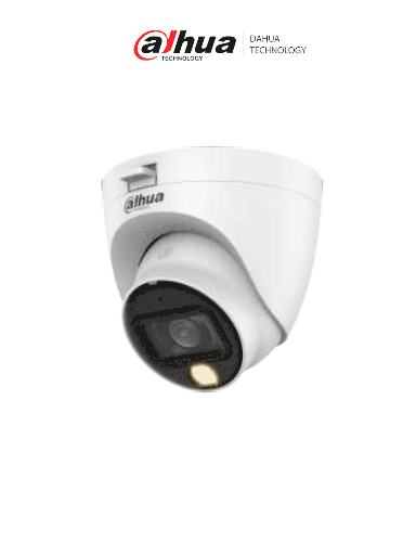 [DHT0300076] DAHUA HAC-HDW1801TLQ-IL-A - Cámara domo 4k Iluminador Dual con 8 MP, lente de 2.8 mm, ángulo de visión de 106°, IR de 20 m, WDR real de 120 dB, iluminación dual y micrófono integrado. Ideal para monitoreo en cualquier condición.