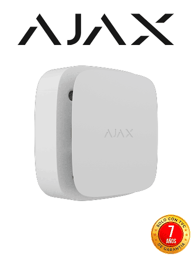 [AJX1180026] AJAX FireProtect 2 RB (Heat/Smoke) - Detector inalámbrico de incendio con sensores de Calor y Humo. Color Blanco