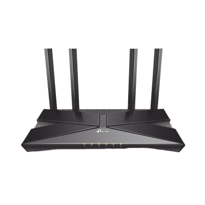 [232192] Router WiFi 6 doble banda AX 1800 Mbps /  MU-MIMO y OFDMA / 1 Puerto WAN 10/100/1000 Mbps / 4 Puertos LAN 10/100/1000 Mbps / 4 Potentes Antenas / Compatible con EasyMESH