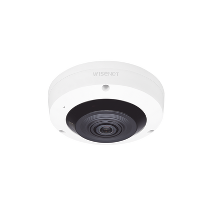 [166583]  Fisheye IP Interior 6 Megapixel / WDR 120dB / IR 15m / PTZ Digital 8X / Video Analíticos Avanzados / Entrada y Salida de Audio y Alarma / Color Blanco