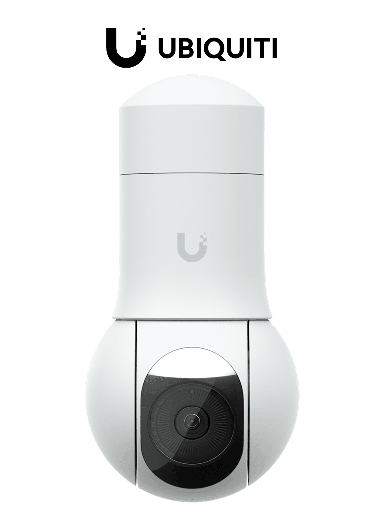 [UBI0060002] UBIQUITI UVC-G5-PTZ - Mini PTZ con seguimiento de personas 4MP, Zoom optico de 2x , IR 20 metros , Detección de movimimiento con IA , Microfono integrado , LED integrado para visión noctura a color, Alimentación por POE, Equipo para exterior.
