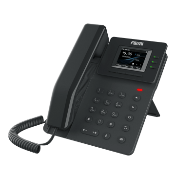 [235795] Teléfono IP empresarial para 4 líneas SIP con pantalla LCD de 2.4 pulgadas a color, Opus y conferencia de 6 vías, PoE.