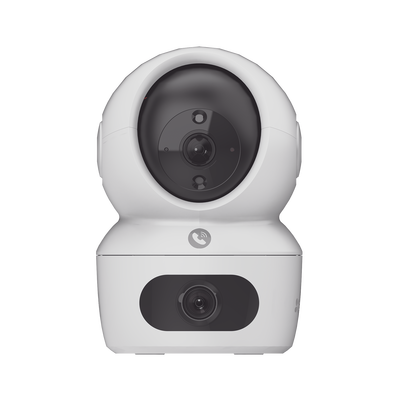 [229804] Cámara PT Doble Lente / 4 Megapíxel / Wi-Fi / IA Detección Humana / Visión Nocturna a Color / Audio Bidireccional