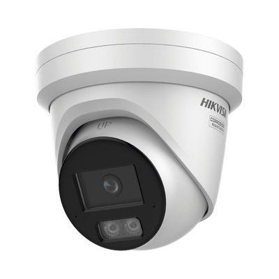 [235988] [Dual Light + ColorVu 3.0 + HikAI] Turret IP 8 Megapixel / Lente 2.8 mm / 30 mts IR + Luz Blanca / 2 Microfonos Integrados / Exterior IP67 / WDR 130 dB / ACUSENSE 3.0 / Metal / NEMA 4X / ACUSEARCH