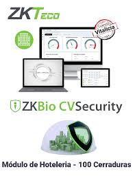 [ZKT0740114] ZKTECO ZKBIOCVHOTELP100 - Licencia para Modulo de Hoteleria BioCVsecurity Capacidad 100 Cerraduras Hoteleras