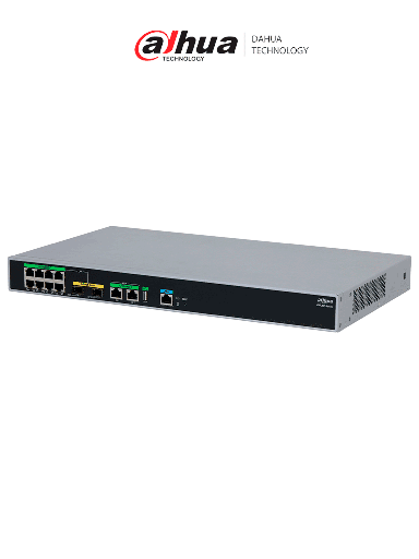 [DHT3720016] DAHUA DH-AC64 Control de acceso inalámbrico de 10 puertos DH-AC64  WAN 2 × 2,5 GE, LAN 8 × GE + 2 × 10 GE SFP+, 1 × USB/  Puerta de enlace todo en uno/ PoE+/  PoE 802.3af/802.3at/ Funciones de roaming inteligente