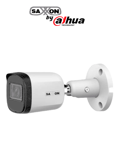 [DHT0290104] SAXXON SUA-HAC-B20M-0280B- Cámara Tipo Bala de 2 Megapíxeles & 1080P/ Lente de 2.8 mm Con Apertura de Hasta 100°/ Iluminación IR Inteligente de Hasta 30m/ Para Exterior IP67/ Cámara Metálica/ Funcionamiento en Modos CVI & AHD & TVI