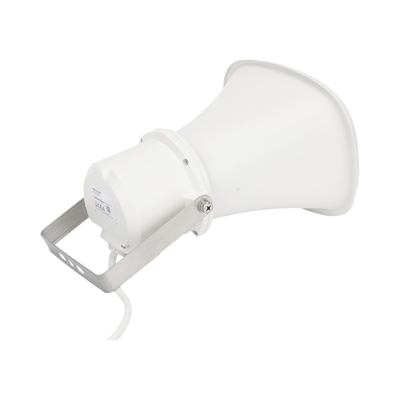 [238992] Altavoz IP Tipo Trompeta / 25 Watts / 24VCD / Integración con Hik-Central Professional / Reproducción de Audio vía Red / IP67 / Metal