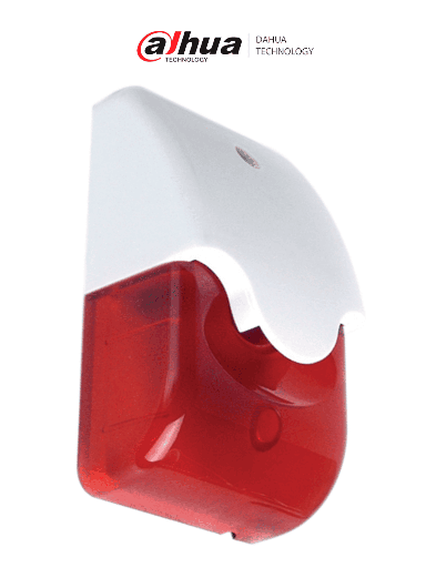 [DHT1190003] DAHUA DH-NA Sirena interior/ Alarmas sonoras activadas por alta presión sonora/ Luz de alarma giratoria interior/ Fabricado con plásticos respetuosos con el medio ambiente. ​
