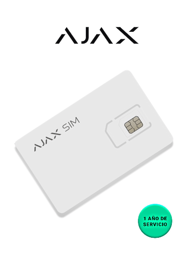 [AJX2470001] AJAX  Servicio de Datos Ilimitados por 1 año para SIM AJAX