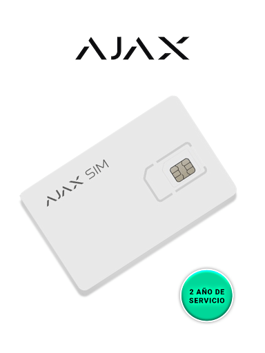 [AJX2470002] AJAX Servicio de Datos Ilimitados por 2 años para SIM AJAX