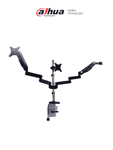 [DAC090001] DAHUA BL302G- SOPORTE DE ESCRITORIO PARA MONITORES/ ALUMINIO / 2 MONITORES/ ROTACION DE 360 GRADOS/ CAPACIDAD DE CARGA 9KG/