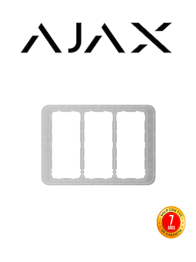 [AJX1220011] AJAX Frame (3 seats) - Marco para instalación de LightSwitch de 3 espacios.