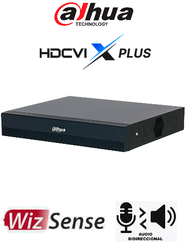 [DHT0370059**] DAHUA DH-XVR1B16H-I/T - DVR de 16 Canales 5MP Lite con WizSense y H.265+/ HDCVI X PLUS/ Audio Bidireccional en los 16 Canales/ Soporta 16 canales + 8 IP, o hasta 24 canales IP/ SMD Plus y Búsqueda Int. de Humanos y Vehículos/ Compatible con Dolink Care