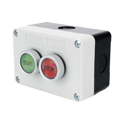 [233901] Botonera Doble Para Barreras Vehiculares, Operadores Corredizos y Abatibles.