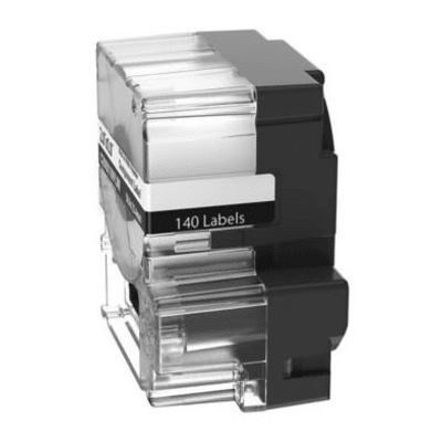 [239785] Casete de 140 Etiquetas Adhesivas, Para Identificación de Marcadores de Cable, Rack o Gabinetes, 50.8 x  25.4 mm, Color Blanco
