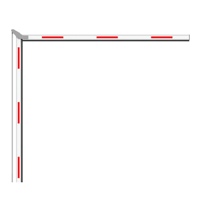 [242384] Brazo Articulado 5 mts (2.5+2.5) para Barreras Hikvision Serie DSTMG520 / Requiere Enganche Articulado