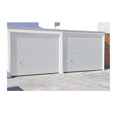 [202645] Sección para puerta de Garage / Lisa / Color blanco / Para GARAGE127 / Estilo Americana.