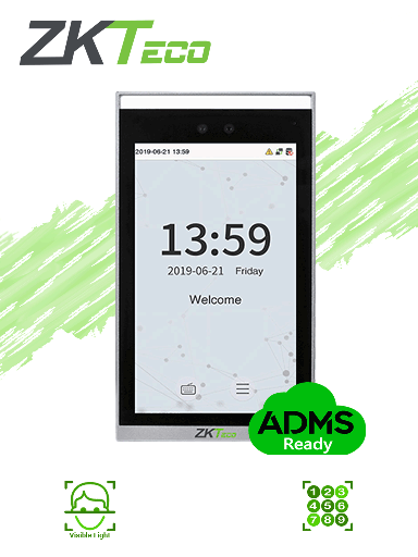 [ZTA0930003] ZKTECO - Kit de torniquete TS1000D con control de acceso FaceDepot7BL