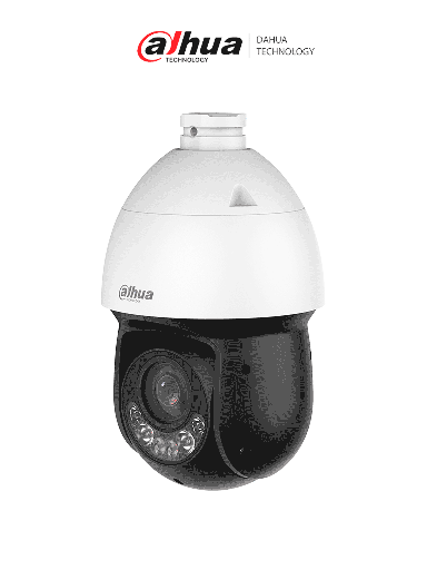 [DHT0060140] DAHUA DH-SD4D825MB-HNR - Cámara IP PTZ de 8 MP / WizSense/ 25x de Zoom óptico/ IR de 100 m/ Luz cálida 50m/H.265+/ WDR Real de 120 dB/ Protección perimetral/ Detección facial / SMD 4.0/ Ranura para MicroSD/ IP67/ E&S de Alarma y Audio/