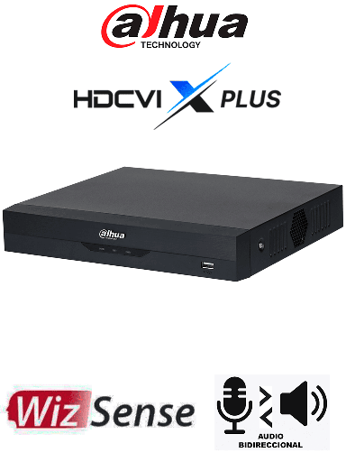 [DHT0360022] DAHUA DH-XVR5108HS-I3/T - DVR de 5MP Lite WizSense/ HDCVI X PLUS/ Audio Bidireccional en 8 Canales/ Soporta 8 canales + 4 IP o 10 Canales IP/ Reconocimiento Facial y Protección Perimetral 1 Canal/ SMD Plus y AcuPick/ Compatible con Dolink Care
