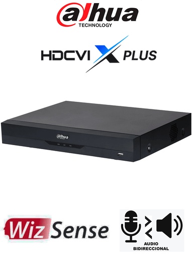 [DHT0360023] DAHUA DH-XVR5108HE-I3/T - DVR de 8 Canales 5MP Lite WizSense/ HDCVI X PLUS/ Audio Bidireccional en los 8 Canales/ H.265+/ 8 Canales +4 IP/ Hasta 12 Ch IP/ 1 Canal de Reconocimiento Facial/ SMD Plus/ Protección Perimetral/ Compatible con Dolink Care