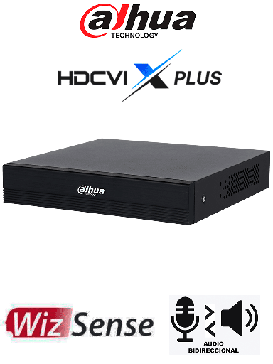 [DHT0360024] DAHUA DH-XVR1B08H-I/T - DVR de 8 canales 5MP Lite con WizSense y H.265+/ HDCVI X PLUS/ Audio Bidireccional en los 8 Canales/ Soporta 8 canales + 4 IP o hasta 12 canales IP/ SMD Plus y Búsqueda inteligente de Humanos y Vehículos/
