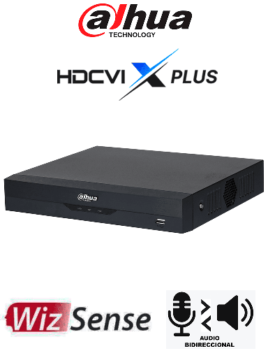 [DHT0370060] DAHUA DH-XVR5116HE-I3/T - DVR de 16 Canales 5 MP Lite con WizSense/ Audio Bidireccional/ Soporta 16 Canales HDCVI o Hasta 24 Canales IP/ Reconocimiento Facial/ H.265+/ E & S de Alarma/ Compatible con Dolink Care