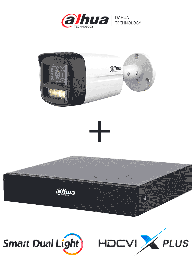 [DHT0350040] DAHUA  certificación DHCA-HAVSS - Paquete para Certificación Dahua HCA-HAVSS/ Incluye 1 Cámara DH-HAC-HFW1200TLMN-IL-T y Grabador DH-XVR1B04-I/T/ Aplicable para Clientes Nuevos y SMB