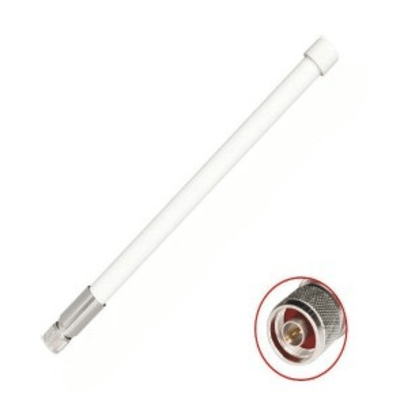 [241441] 1 Antena Omnidireccional / Doble Banda 2.4 GHz y 5 GHz / Ganancia 7 dBi (2.4 GHz) y 10 dBi (5 GHz) / Exterior / Polarización Vertical / Conector N Macho 