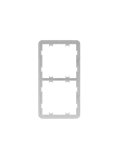 [AJX1220010] AJAX Frame (2 seats) - Marco para instalación de LightSwitch de 2 espacios.