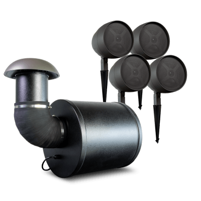 [238145] Altavoz de 2 vías | exteriores | 70V / 100V | woofer de 6.5 in | negro