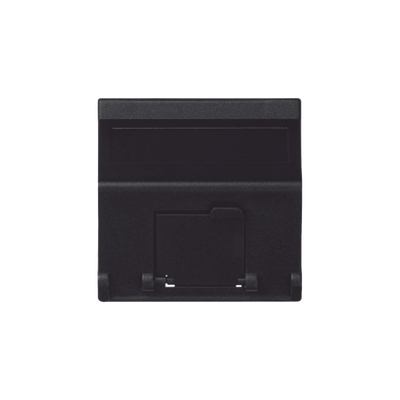 [247269] (K80MD64/14) Placa voz y datos inclinada con guardapolvo y adaptador para RJ45 Keystone COLOR GRAFITO