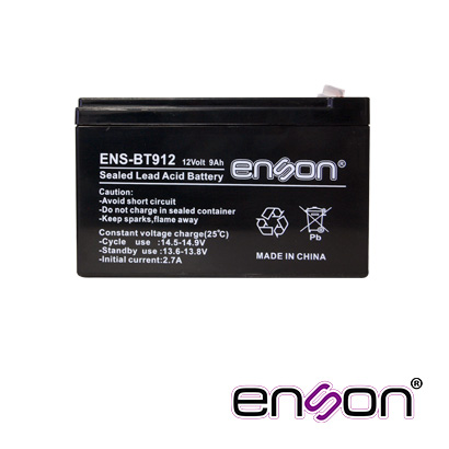 [CCE20ENS03] BATERIA DE RESPALDO ENSON ENS-BT912 12VDC 9A BASE PLOMO-ACIDO PARA FUENTES DE PODER Y SISTEMAS DE RESPALDO